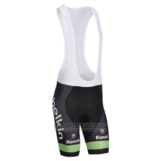 2014 Fahrradbekleidung Belkin Shwarz und Grun Trikot Kurzarm und Tragerhose